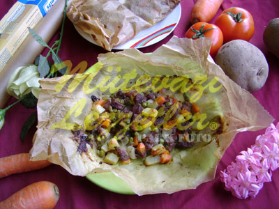 Tərəvəzli Kağız Kababı